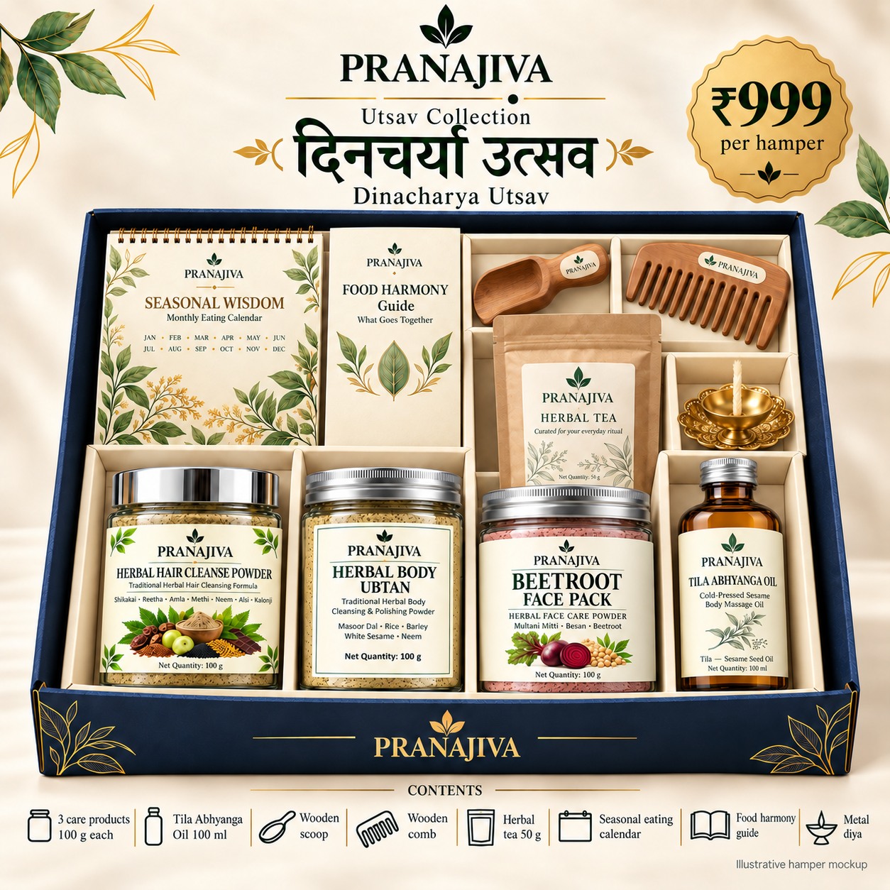 PranaJiva Dinacharya Utsav Gift Hamper - Image 1