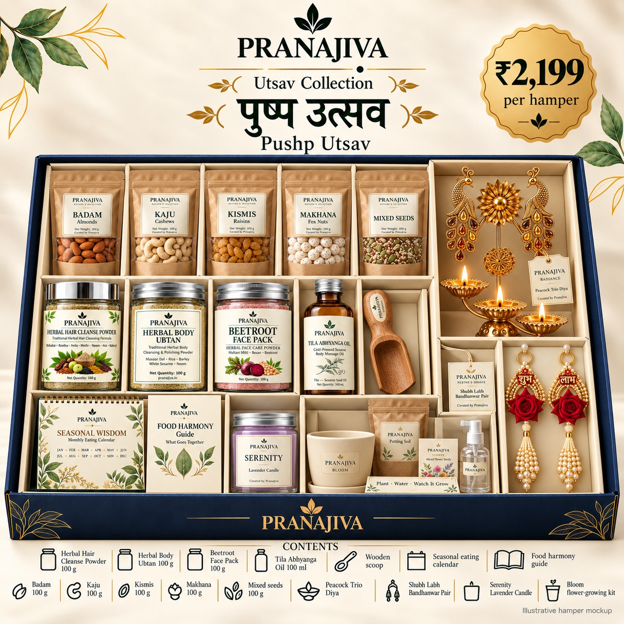 PranaJiva Pushp Utsav Gift Hamper - Image 1