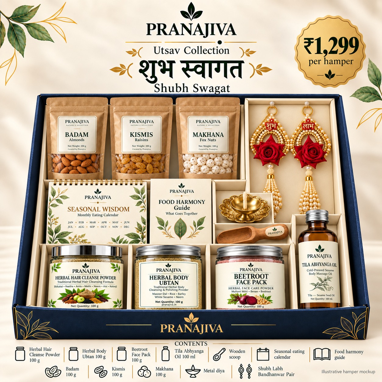 PranaJiva Shubh Swagat Gift Hamper - Image 1